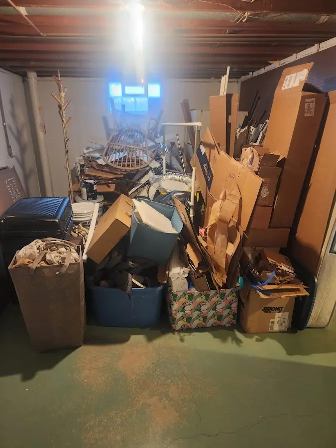 Roll-off dumpster container at job site for Construction Dumpster Rental in Bethel Acres